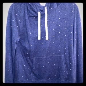 Express Gray Studded Hoodie